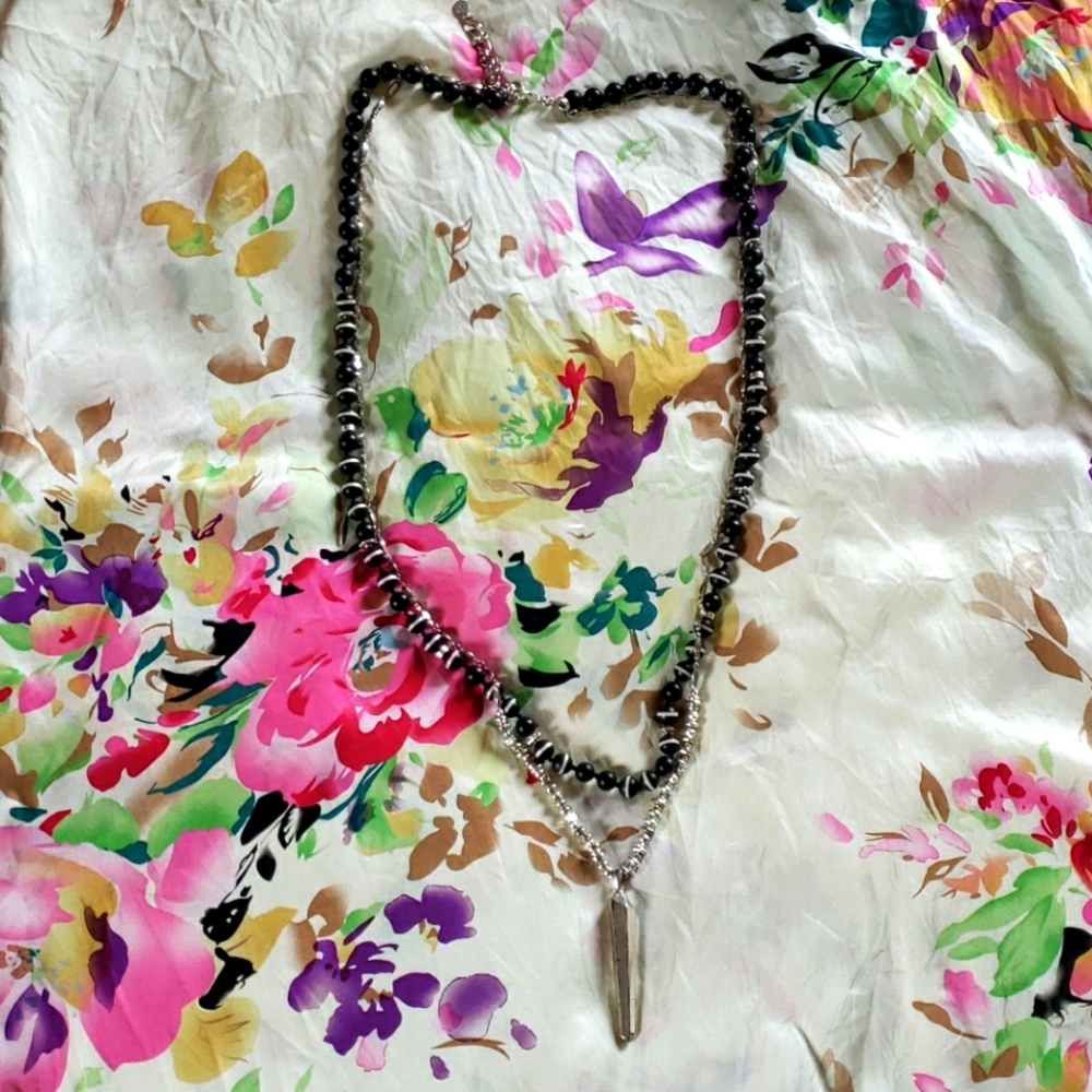 Layering Rayna necklace